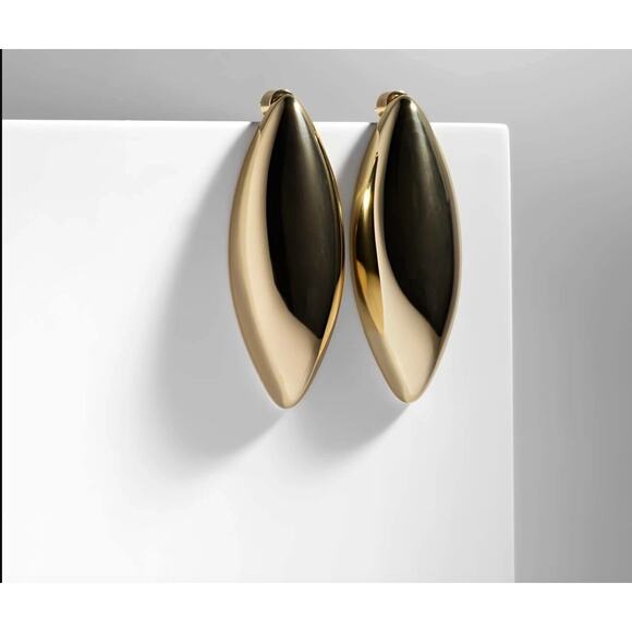 Jennifer Fisher Puffy Dagger gold-plated earrings